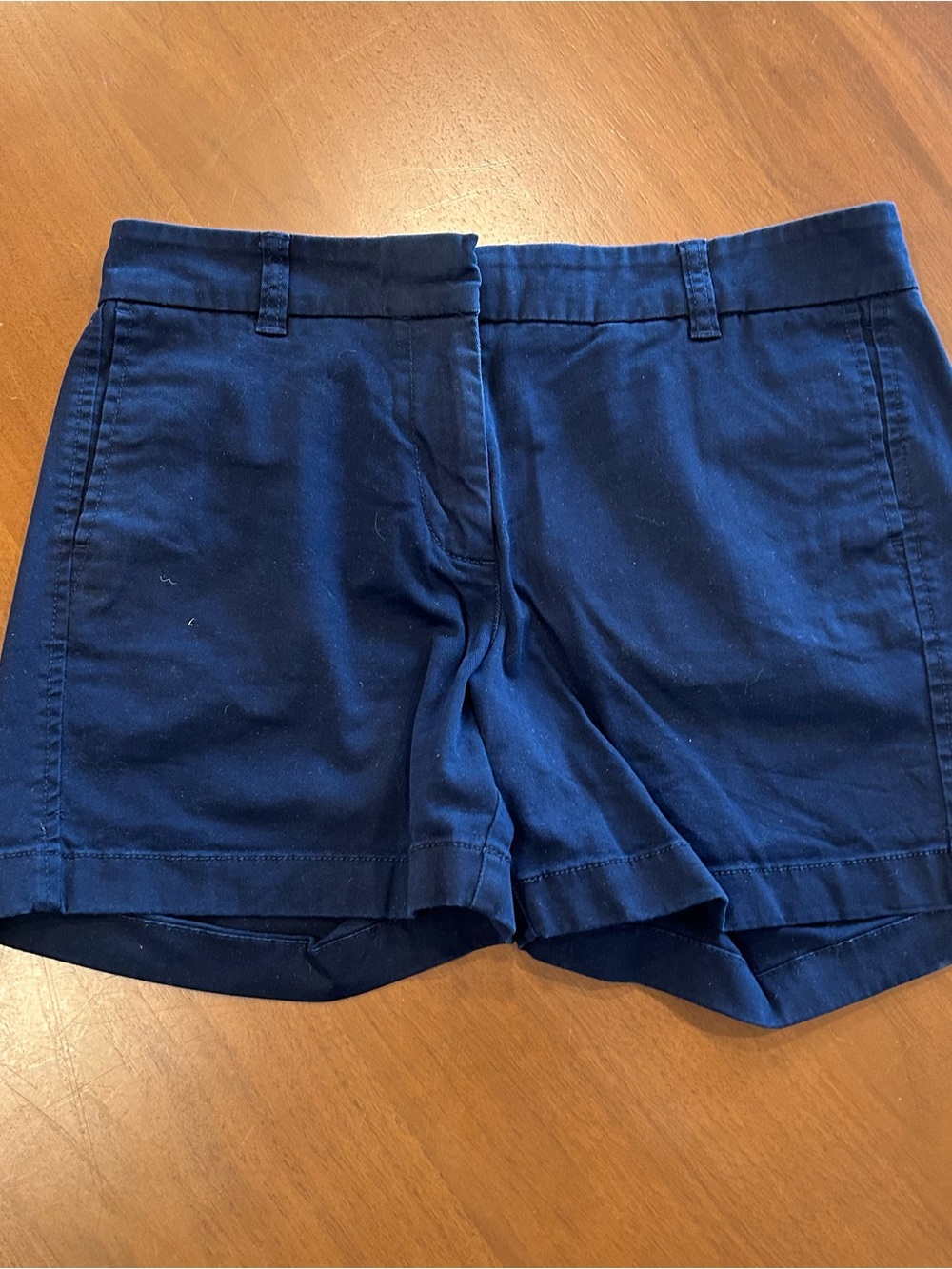 J. Crew Dark Navy Cotton Tailored Shorts